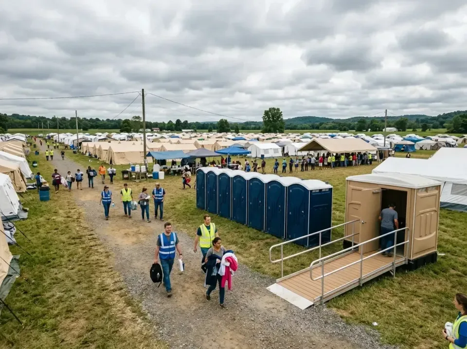 disaster-relief-camp-restrooms-010 — frequently asked questions, Dumpster & Portable Bathrooms Rental in State College, PA